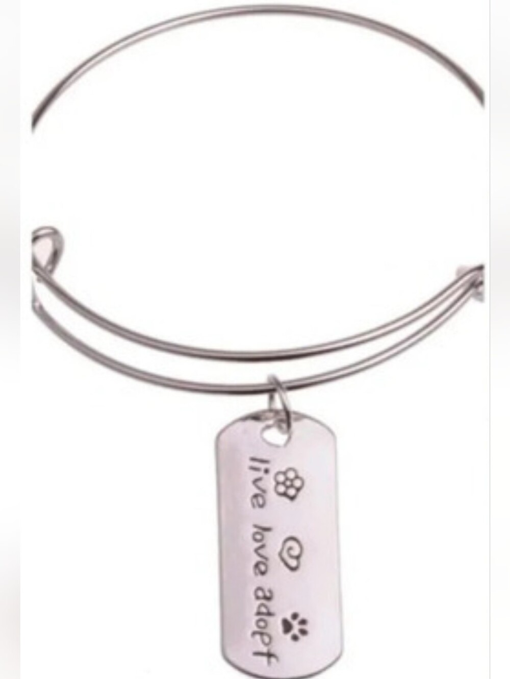 Animal‎ lover live love adopt bracelet NEW